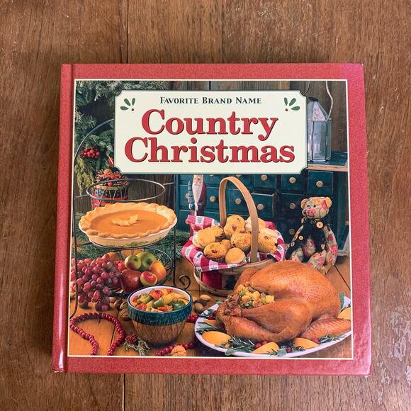 Favorite Brand‎ Name Country Christmas hard back cook book - Picture 1 of 14
